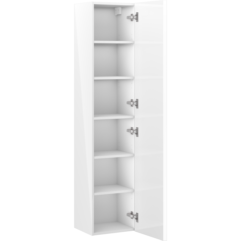Mexen Orio bathroom column 35 cm, 1 door, white gloss - 91A11-03016-1-BF00