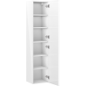 Mexen Orio bathroom column 35 cm, 1 door, white gloss - 91A11-03016-1-BF00