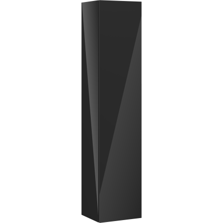 Mexen Orio bathroom column 35 cm, 1 door, black gloss - 91A11-03016-1-BF70