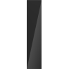 Mexen Orio bathroom column 35 cm, 1 door, black gloss - 91A11-03016-1-BF70