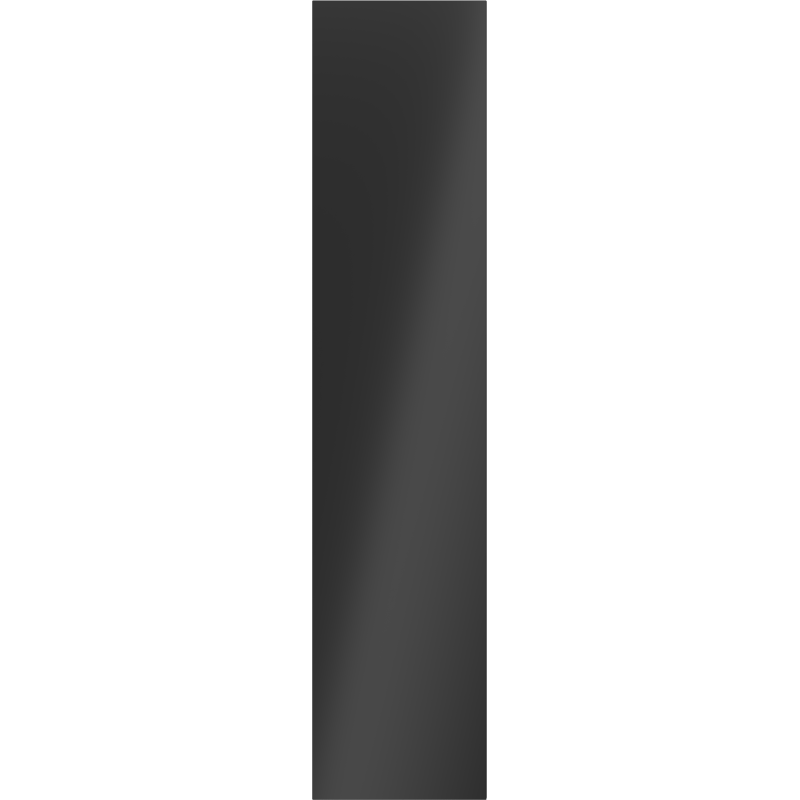 Mexen Orio bathroom column 35 cm, 1 door, black matte - 91A11-03016-1-BF71