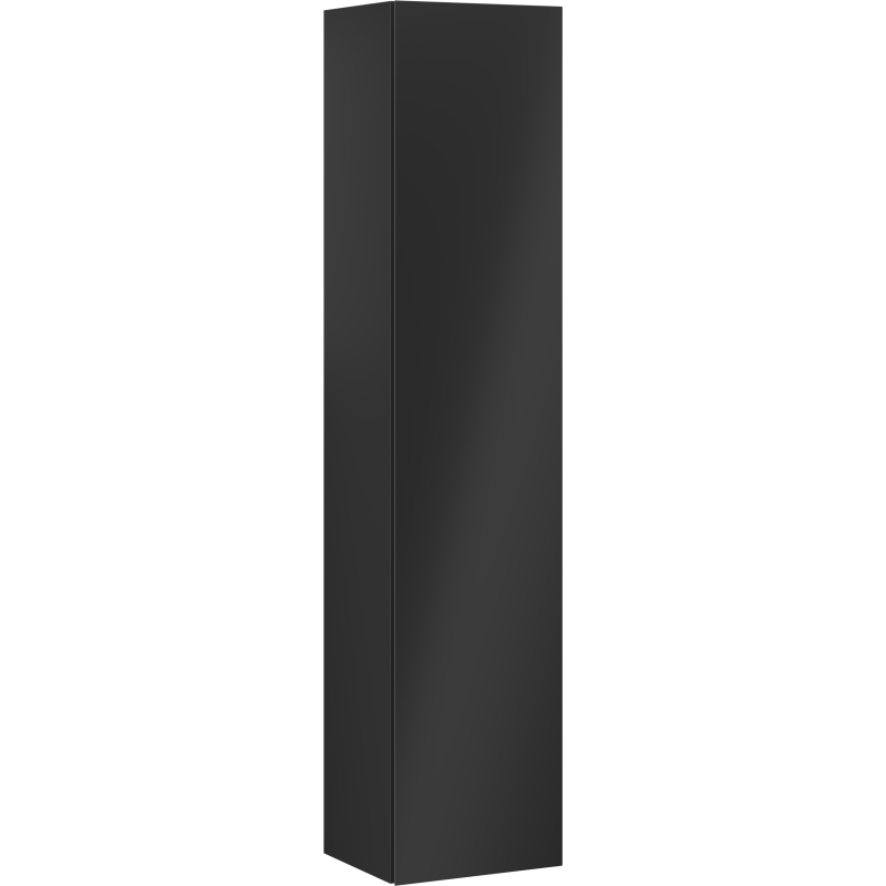 Mexen Orio bathroom column 35 cm, 1 door, matte black - 91A11-03016-1-BF71
