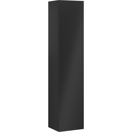 Mexen Orio bathroom column 35 cm, 1 door, black matte - 91A11-03016-1-BF71
