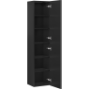Mexen Orio bathroom column 35 cm, 1 door, matte black - 91A11-03016-1-BF71