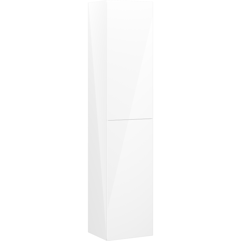 Mexen Orio bathroom column 35 cm, 2 doors, white gloss - 91A11-03016-2-BF00