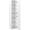 Mexen Orio 35 cm Bathroom Column, 2 Doors, White Gloss - 91A11-03016-2-BF00