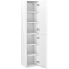 Mexen Orio bathroom column 35 cm, 2 doors, white gloss - 91A11-03016-2-BF00