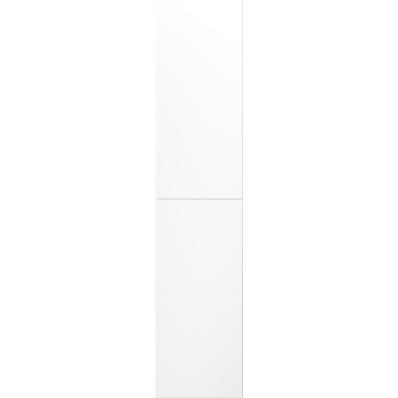 Mexen Orio bathroom tall unit 35 cm, 2 doors, white matt - 91A11-03016-2-BF01