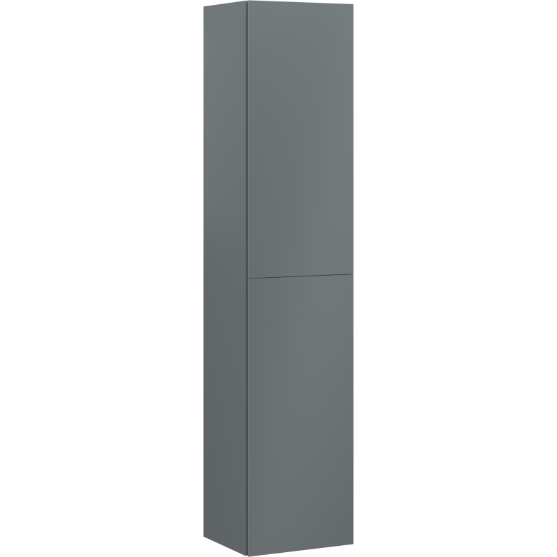 Mexen Orio bathroom column 35 cm, 2 doors, matte graphite - 91A11-03016-2-BF66