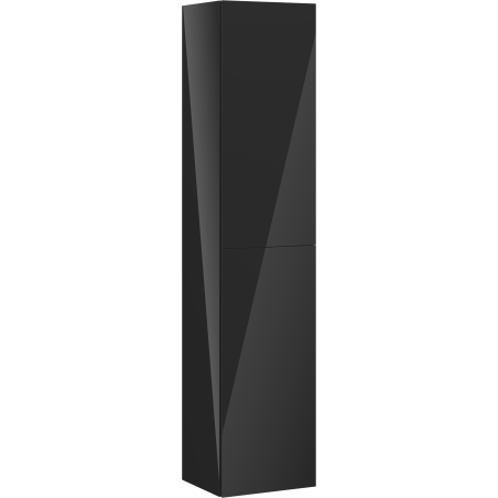 Mexen Orio bathroom column 35 cm, 2 doors, black gloss - 91A11-03016-2-BF70