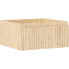 Mexen Rivel bathroom vanity 50 cm, 1 drawer, grooved, oak - 91A20-05023-1-BF81