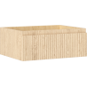 Mexen Rivel 60 cm Bathroom Vanity Cabinet, 1 Drawer, Ribbed, Oak - 91A20-06023-1-BF81