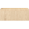 Mexen Rivel 60 cm Bathroom Vanity Cabinet, 1 Drawer, Ribbed, Oak - 91A20-06023-1-BF81