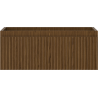 Mexen Rivel bathroom cabinet under sink 60 cm, 1 drawer, grooved, walnut - 91A20-06023-1-BF86