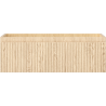Mexen Rivel bathroom cabinet under sink 70 cm, 1 drawer, fluted, oak - 91A20-07023-1-BF81