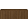 Mexen Rivel bathroom cabinet under sink 70 cm, 1 drawer, grooved, walnut - 91A20-07023-1-BF86