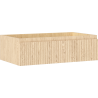 Mexen Rivel bathroom cabinet for washbasin 80 cm, 1 drawer, grooved oak - 91A20-08023-1-BF81