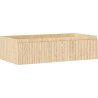 Mexen Rivel bathroom cabinet under sink 90 cm, 1 drawer, grooved, oak - 91A20-09023-1-BF81