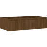 Mexen Rivel bathroom cabinet 90 cm, 1 drawer, ribbed, walnut - 91A20-09023-1-BF86