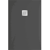 Mexen Stone+ rectangular composite shower tray 130 x 80 cm, Anthracite - 44718013
