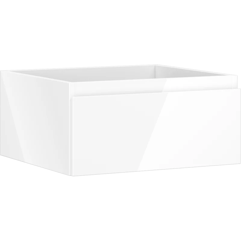 Mexen Orio bathroom cabinet under-sink 50 cm, 1 drawer, white gloss - 91A10-05023-1-BF00