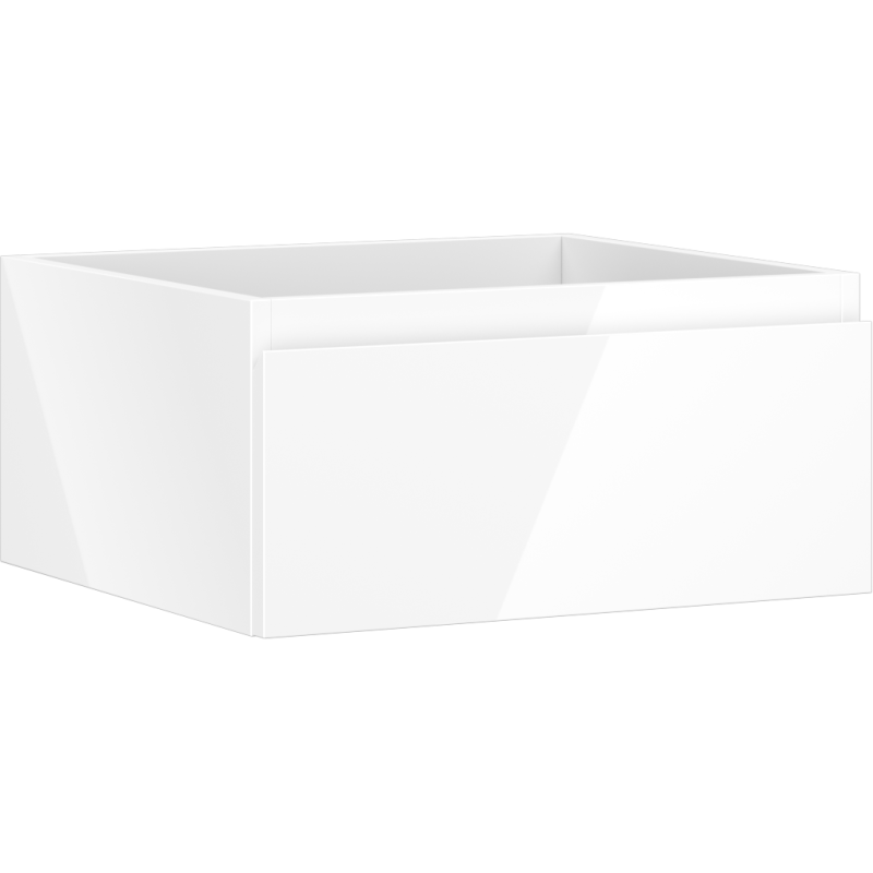 Mexen Orio under-sink cabinet 50 cm, 1 drawer, high-gloss white - 91A10-05023-1-BF00
