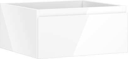 Mexen Orio under-sink cabinet 50 cm, 1 drawer, high-gloss white - 91A10-05023-1-BF00