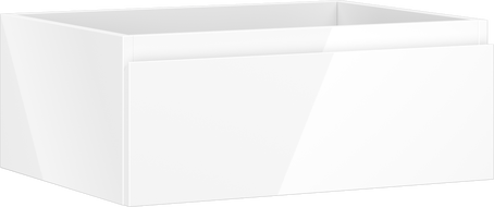 Mexen Orio cabinet under the sink 60 cm, 1 drawer, white gloss - 91A10-06023-1-BF00
