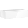 Mexen Orio bathroom vanity cabinet 80 cm, 1 drawer, glossy white - 91A10-08023-1-BF00