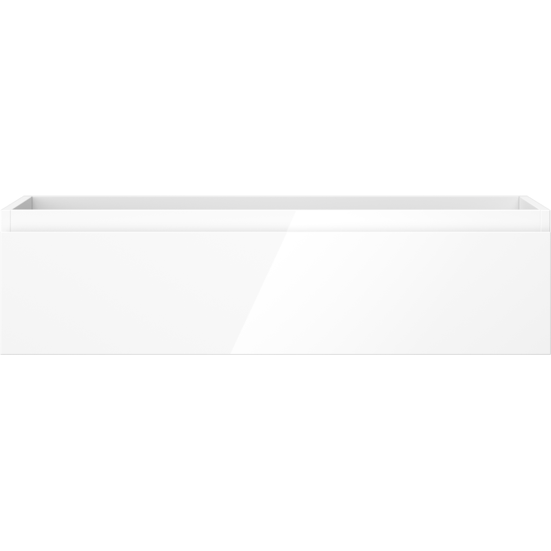 Mexen Orio bathroom cabinet under the sink 90 cm, 1 drawer, white gloss - 91A10-09023-1-BF00