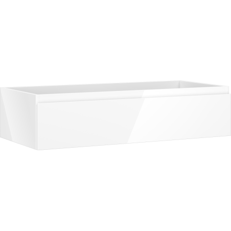Mexen Orio bathroom cabinet under sink 100 cm, 1 drawer, white gloss - 91A10-10023-1-BF00