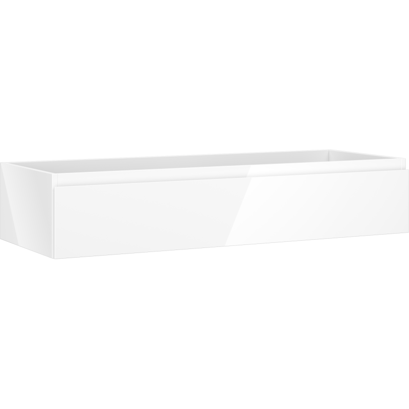 Mexen Orio bathroom cabinet under sink 120 cm, 1 drawer, white gloss - 91A10-12023-1-BF00