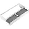 Mexen Orio bathroom cabinet for sink 140 cm, 1 drawer, white gloss - 91A10-14023-1-BF00