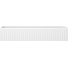 Mexen Rivel bathroom cabinet for washbasin 120 cm, 1 drawer, grooved, white matte - 91A20-12023-1-BF01