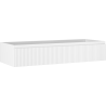 Mexen Rivel bathroom cabinet for washbasin 120 cm, 1 drawer, grooved, white matte - 91A20-12023-1-BF01