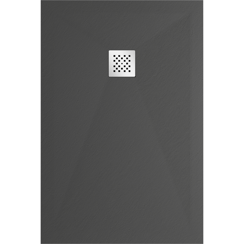 Mexen Stone+ composite rectangular shower tray 140 x 80 cm, anthracite - 44718014