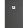 Mexen Stone+ composite rectangular shower tray 140 x 80 cm, anthracite - 44718014