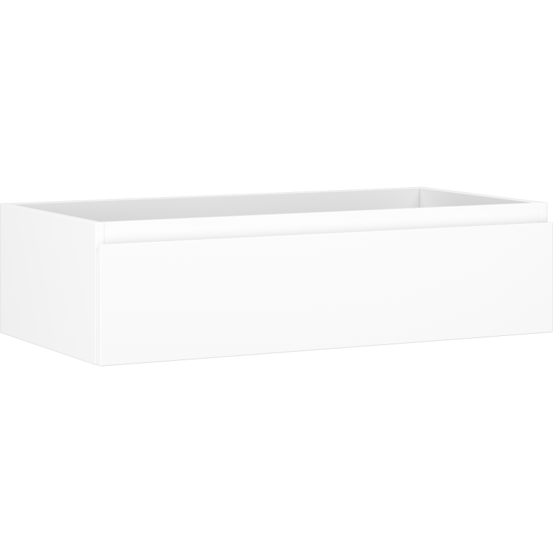 Mexen Orio bathroom cabinet under-sink 90 cm, 1 drawer, white matte - 91A10-09023-1-BF01