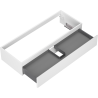Mexen Orio bathroom cabinet under sink 120 cm, 1 drawer, white matte - 91A10-12023-1-BF01