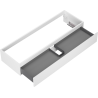 Mexen Orio bathroom cabinet for washbasin 140 cm, 1 drawer, white matte - 91A10-14023-1-BF01