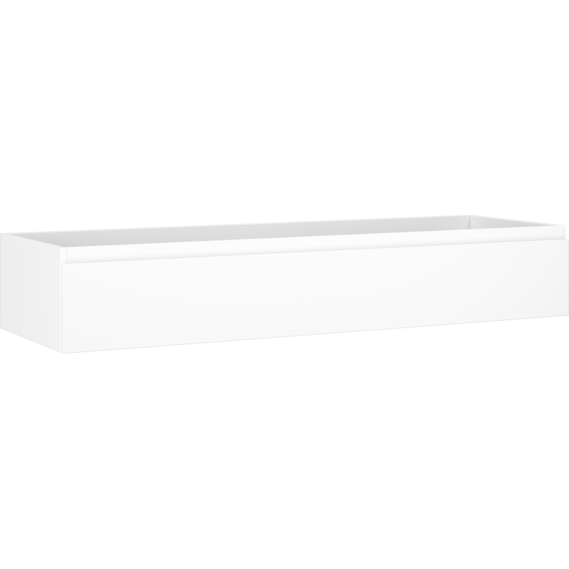 Mexen Orio bathroom cabinet for washbasin 140 cm, 1 drawer, white matte - 91A10-14023-1-BF01