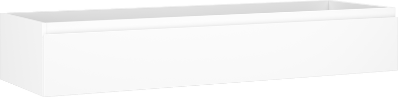 Mexen Orio bathroom cabinet for washbasin 140 cm, 1 drawer, white matte - 91A10-14023-1-BF01
