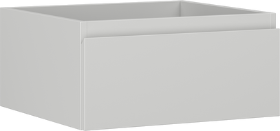 Mexen Orio bathroom vanity cabinet 50 cm, 1 drawer, matte gray - 91A10-05023-1-BF62
