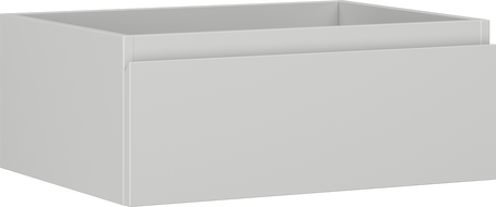 Mexen Orio bathroom cabinet for washbasin 60 cm, 1 drawer, grey matte - 91A10-06023-1-BF62