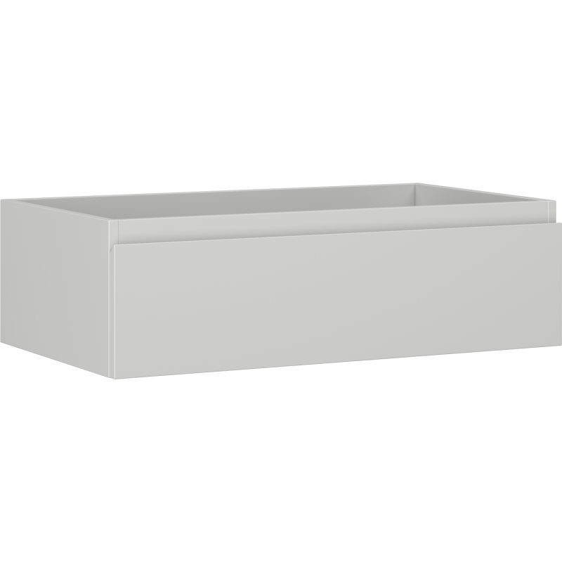 Mexen Orio bathroom vanity cabinet 80 cm, 1 drawer, gray matte - 91A10-08023-1-BF62