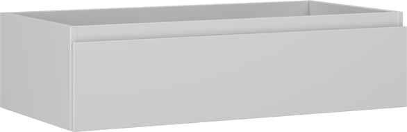 Mexen Orio bathroom cabinet for washbasin 90 cm, 1 drawer, gray matte - 91A10-09023-1-BF62