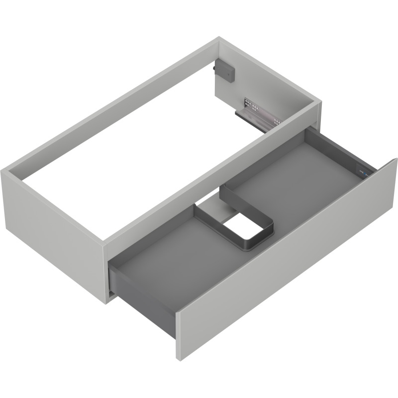 Mexen Orio bathroom cabinet under the sink 90 cm, 1 drawer, grey matte - 91A10-09023-1-BF62