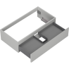 Mexen Orio bathroom cabinet for washbasin 90 cm, 1 drawer, gray matte - 91A10-09023-1-BF62