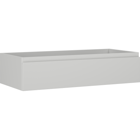 Mexen Orio bathroom vanity cabinet 100 cm, 1 drawer, gray matte - 91A10-10023-1-BF62