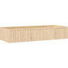 Mexen Rivel bathroom cabinet 120 cm, 1 drawer, fluted, oak - 91A20-12023-1-BF81